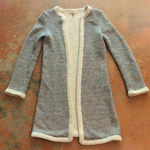 Amour Vert Clemence Organic Cotton Open Cardigan - Picture 2 of 10